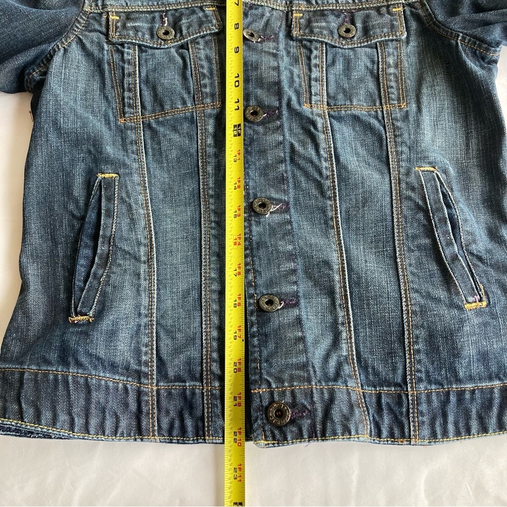Ralph Lauren Polo sport Jeans Co Denim women’s denim Jacket 100% cotton Medium - Picture 11 of 12